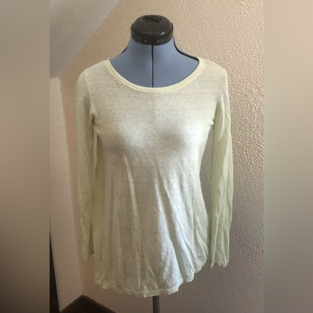 Eileen Fisher Mint Green Long Sleeve Tee
